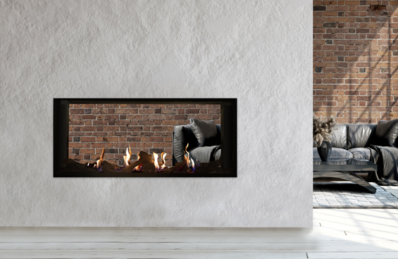 Double-Sided Fireplaces